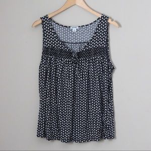 Black & White Patterned Tank